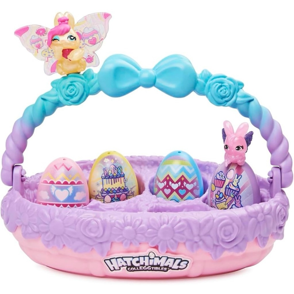 Hatchimals CollEGGtibles Family Spring Toy Basket | NWT